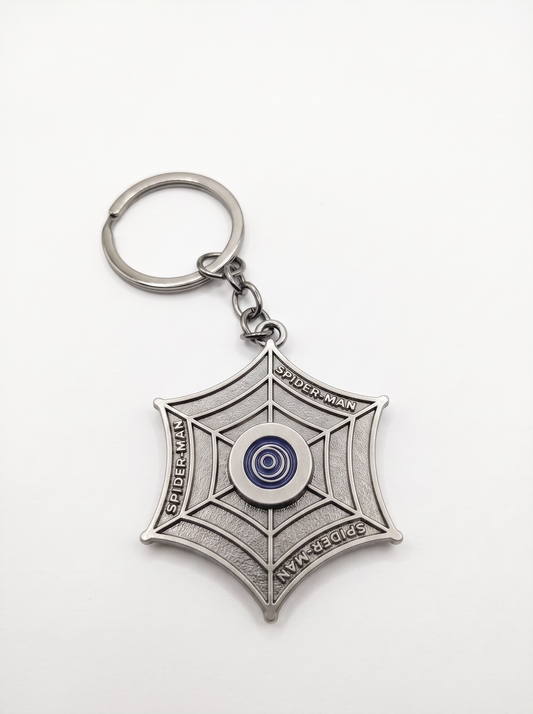 Spider Man web keychain